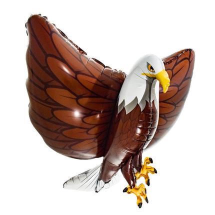 2Pcs 3D Eagle Hawk Balloon Zoo Birthday Party Decoration Self Seal
