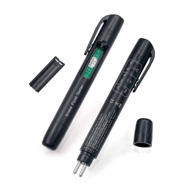 Digital LED Brake Fluid Tester - Moisture Detector Pen for Car Brake Oil Boiling Point, Quick Check Diagnostic Tool