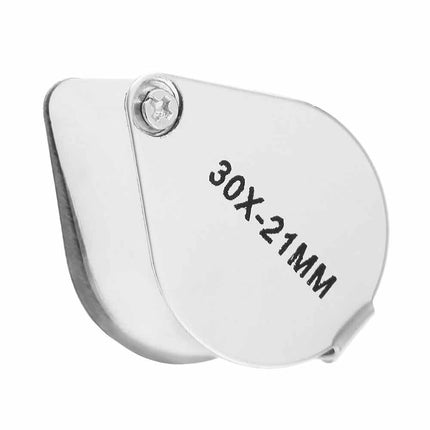 10X/20X/30X Jewelers Loupe Magnifier – Pocket LED Loop for Jewelry