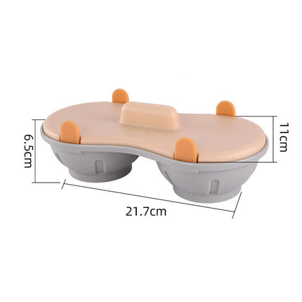 Microwave Double Cup Egg Poacher Steamer Cooker for Perfect Poached Eggs