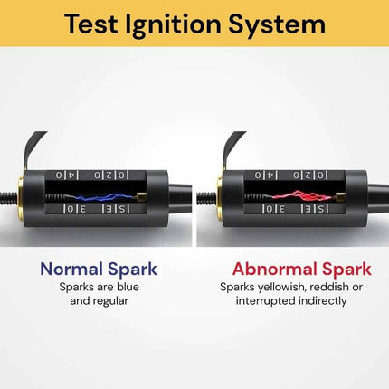 Adjustable Spark Plug Tester | Ignition Coil Diagnostic Tool for Car & Truck Engine Misfire Detection