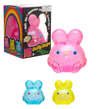 Random Scented Glitter Bunny Jelly Hops Squishy Sensory Toy