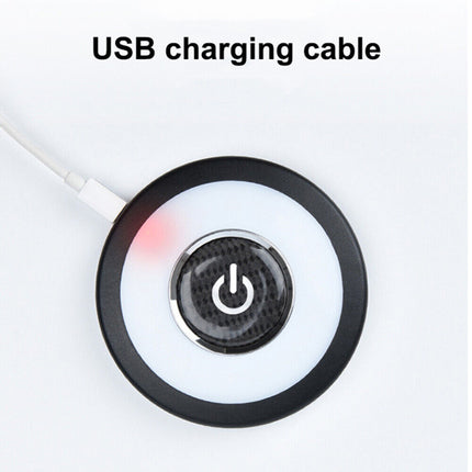 Magnetic USB Rechargeable LED Car Dome Light - Stick to Roof & Clip Visor, Portable Multi-Use Reading Lamp