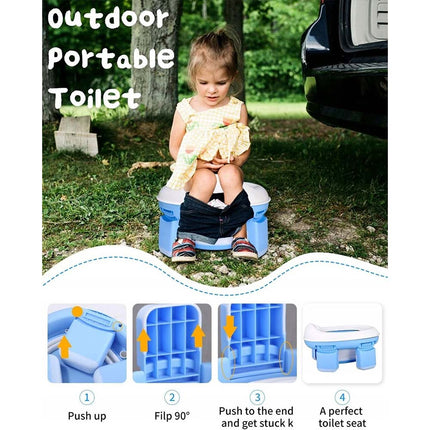 Reusable Portable Folding Potty for Toddler Outdoor Camping Travel
