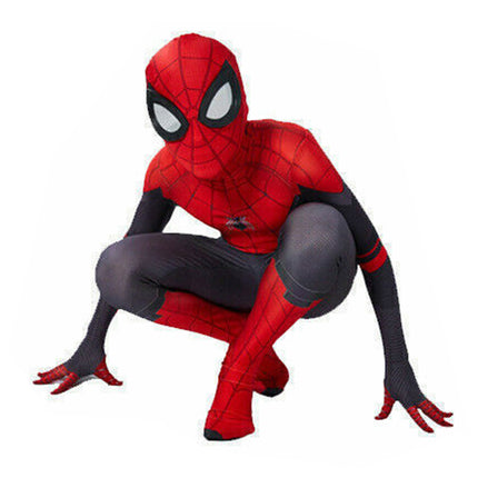 Kids Boys Spider-Man Far From Home Zentai Cosplay Costume Suit