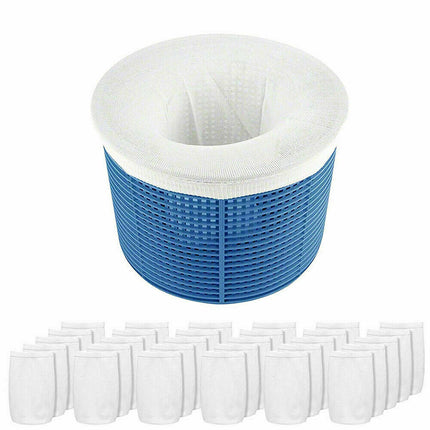 30/40/60 Pack Pool Skimmer Basket Screen Socks Fine Mesh Filter Savers