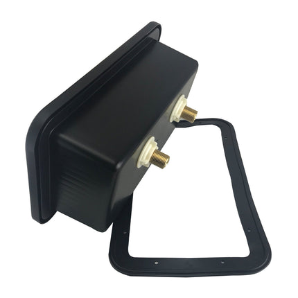 External Lockable Shower Box for Caravan | Hot & Cold Mixer with Hose, Outdoor Waterproof Case