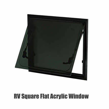 Compact Small Window Locking Handle & Strut Kit for 350x500mm RV Caravan Windows