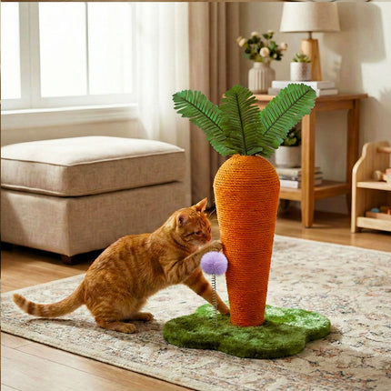 Pawz Cat Scratching Post Cute Carrot Scratching Post-2102558639528218630