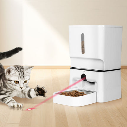 Pawz 2-in-1 Automatic Pet Feeder Wifi Camera Laser Toy-2102558283490529286