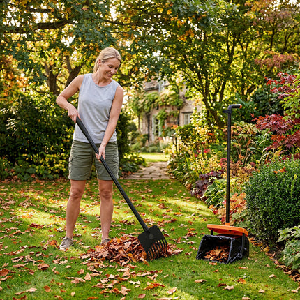 Pawz Pooper Scooper Rake Kit Long Handle Dog Poop Picker Easy Pickup Outdoor-2100002185663352838