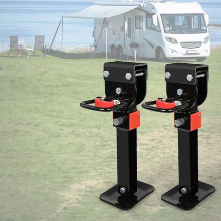 Manan 2X 410mm-545mm Drop Down Corner Black-2006733248994086918