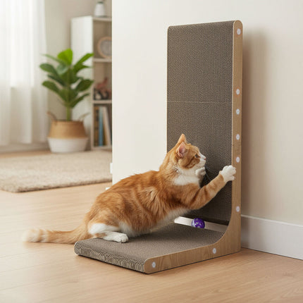 Pawz Cat L-Shaped Scratching Cardboard-2102558103135457286