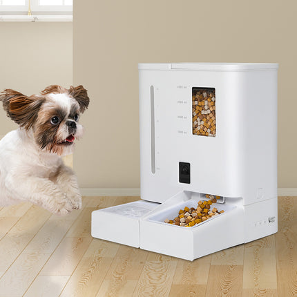 Pawz 2-in-1 Automatic Pet Cat Dog Feeder Water Set-2102558281997357062