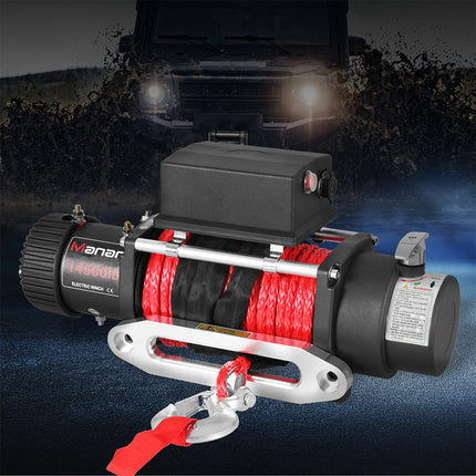 Electric Winch 14500LBS/6575KG 12V Wireless-2018816929485164550