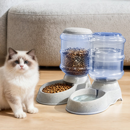Pawz Automatic Pet Feeder Water Dispenser Set 3.5L-2102558702275006470