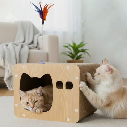 Pawz Cat Scratcher Board Scratching Cardboard-2102558103898820614