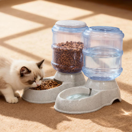 Pawz Automatic Pet Feeder Water Dispenser Set 3.5L-2102558702275006471