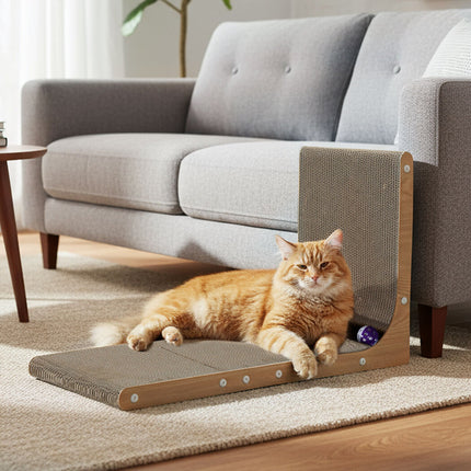 Pawz Cat L-Shaped Scratching Cardboard-2102558103135457287