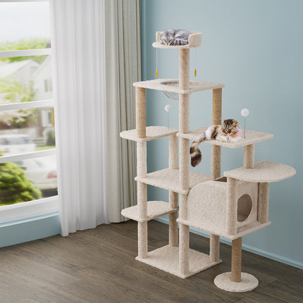 Pawz Cat Tree Tower Large Scratcher Condo House 172cm-2102558283024961543