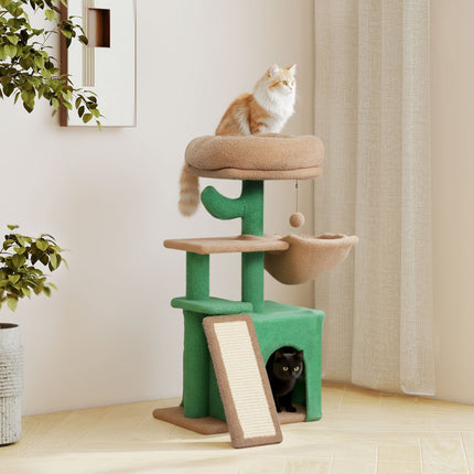 Pawz Cat Tree Tower Scratching Post Scratcher Play Bed-2102558103500361735