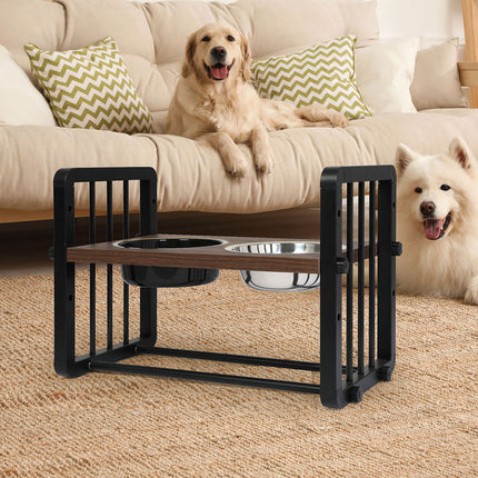 PaWz Adjustable Height Pet Feeder Elevated Medium-2102558427782975495