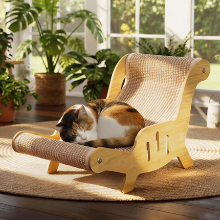 Pawz Cat Scratcher Bed Lounge Chair Scratching Pad-2102558639159119879