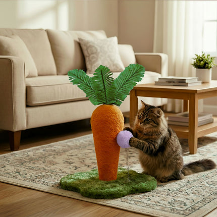 Pawz Cat Scratching Post Cute Carrot Scratching Post-2102558639528218631