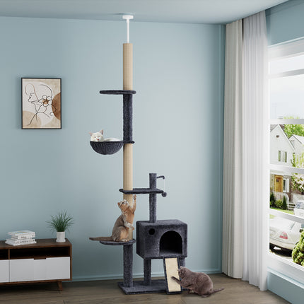 Pawz Cat Tree Scratching Post Scratcher Hammock Condo-2102558283280814087
