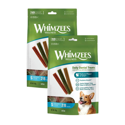 Whimzees Small Stix Value Bag 28pk x2-2100002268605714432