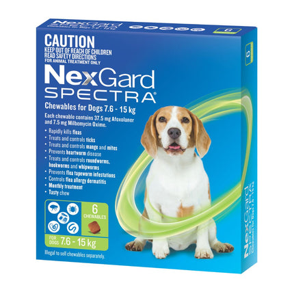 NexGard Spectra Dogs 7.6-15kg 6pk-2102558096835612674