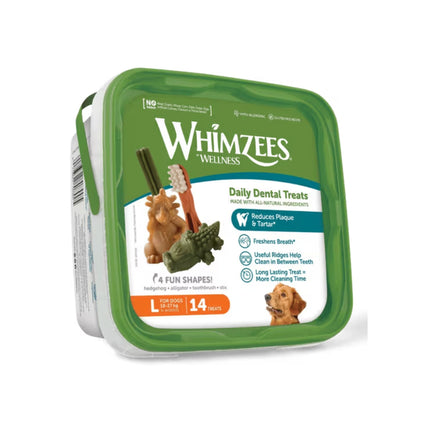Whimzees Large Variety Value Toothbrush 14pk-2100002268756709376