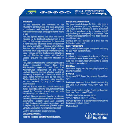 NexGard Spectra Dogs 7.6-15kg 6pk-2102558096835612673