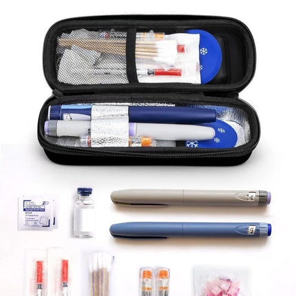 Waterproof Insulated Medicine Bag for Diabetics, Cooler Travel Organizer