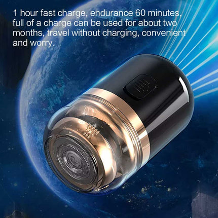 2 in 1 Mini Electric Shaver & Trimmer Portable Men's Razor Nose & Beard USB Rechargeable