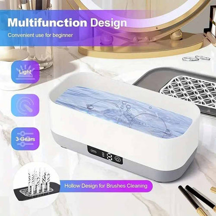 Rechargeable Ultrasonic Cleaner Machine for Watch Jewellery & Glasses