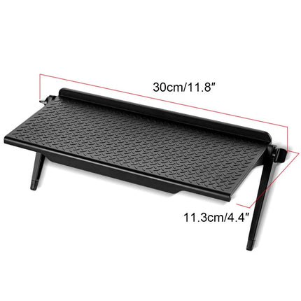 30CM Adjustable TV Computer Rack, Top Shelf Multifunction Storage