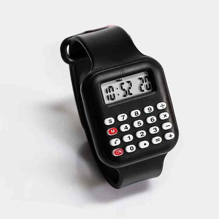 New 2026 Kids Watch with Calculator & Rubber Strap for Girls Students
