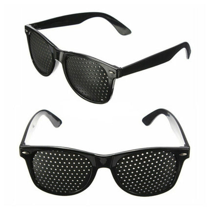 2 Pairs Anti-Fatigue Pinhole Glasses – Improve Eyesight, Reduce Eye Strain