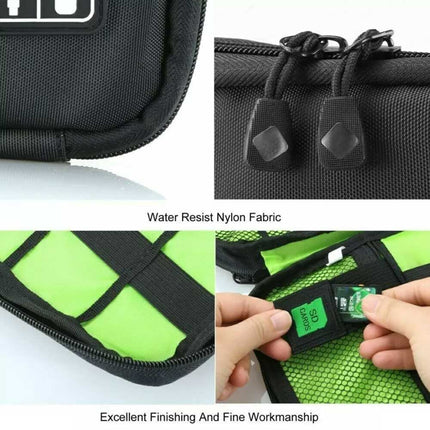 Travel Cable Organizer Bag for USB Cord & Charger, Electronic Accessories Storage Case