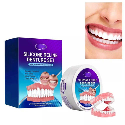 Comfort Fit Silicone Denture Set for Dentures & Veneers