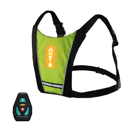 Wireless LED Signal Vest & Backpack with Remote Control for Safety