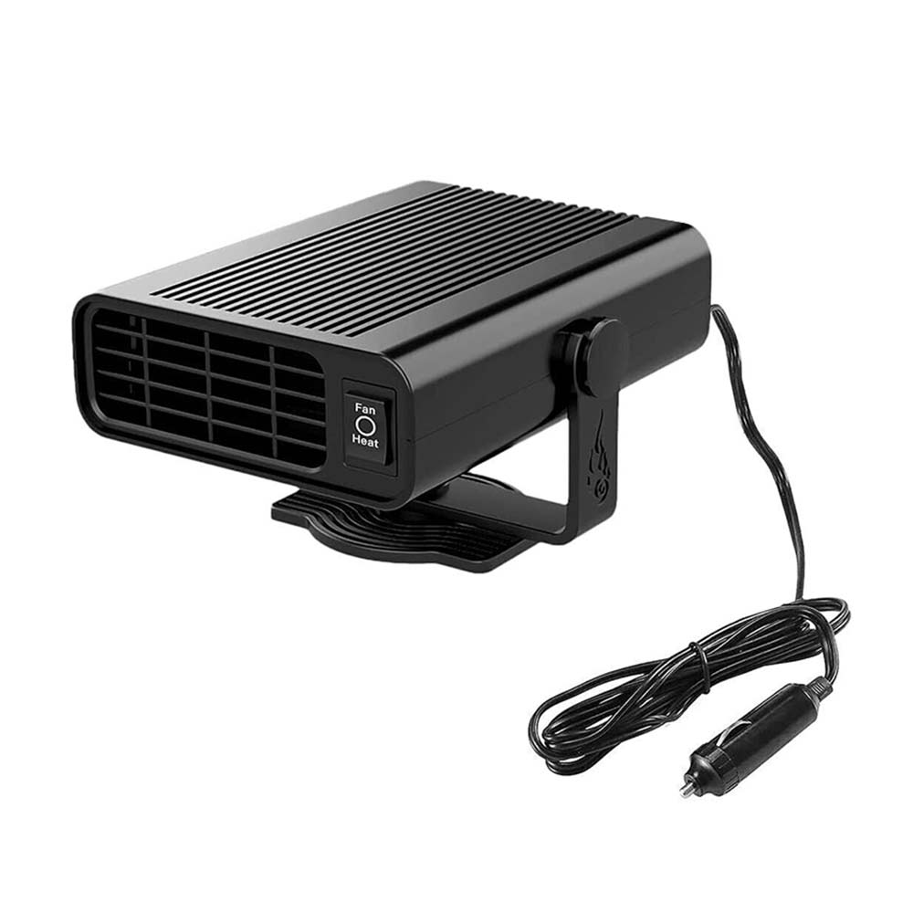 12V Portable Electric Car Heater & Defroster - Fast Windshield Defogger for Trucks, Vans, RV, Boats