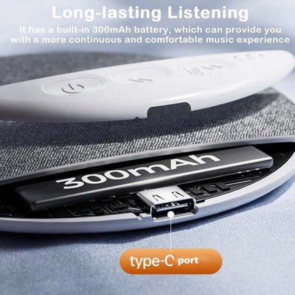 Portable Wireless Bluetooth Bone Conduction Speaker – Ultra-Slim Under Pillow Design for Sleeping & Relaxation