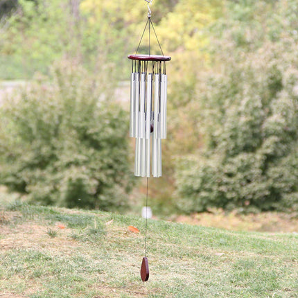 Commemorative Aluminum Tube Wind Chime Ornament for Garden Home Decor