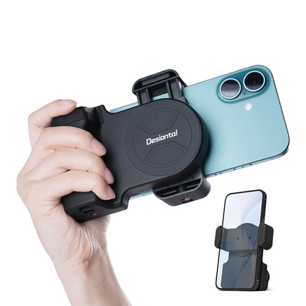 Universal Bluetooth Camera Grip Selfie Shutter Stabilizer for Smartphones