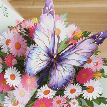 3D Pop Up Flower Birthday Card for Her Mum Daughter Wife Niece