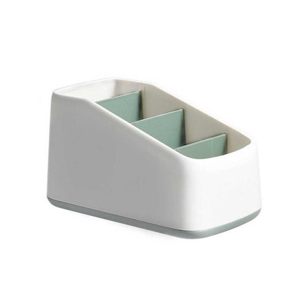3 Grid Desktop TV Remote Control Holder Storage Box - Table Organizer Tidy Case for Living Room