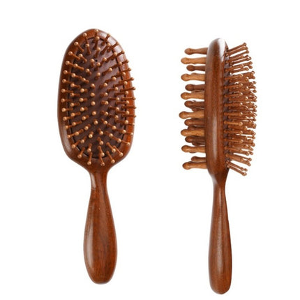 Sandalwood Air Bag Massage Hair Brush & Wood Comb for Hair Care
