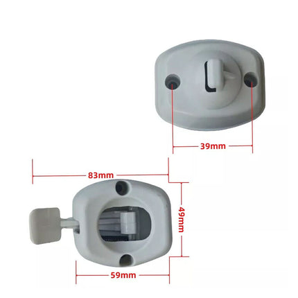 RV Door Catch & Latch Holder Kit for Motorhome, Caravan & Cargo Compartment Doors
